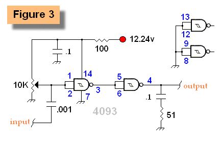 JFET switch (B) output waveform