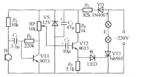 Voice controlling music lantern circuit (3)