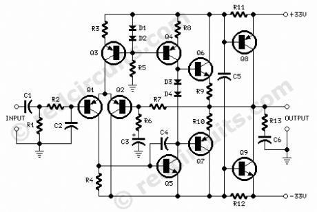 45 Watt Class B Amplifier