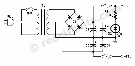 Power supply circuit diagram