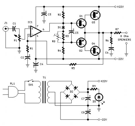 18W Audio Amplifier
