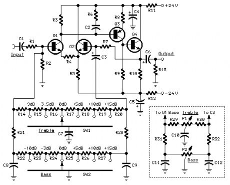 Tone Control Module circuit diagram