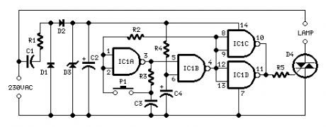 230Vac Lamp Toggle Switch