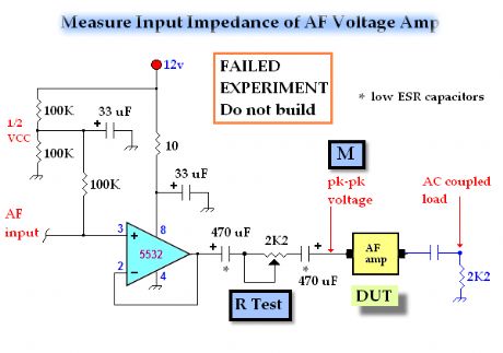 AF voltage amplifier
