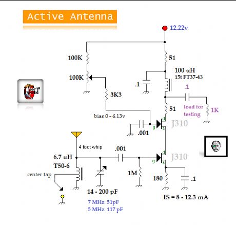 Simple Active Antenna