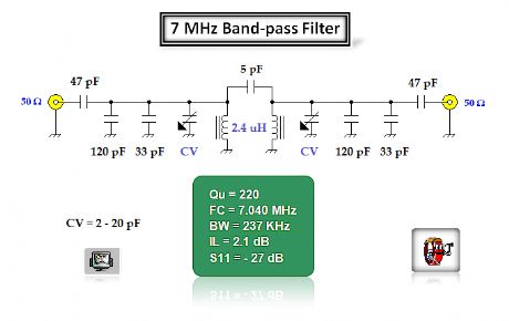 40 Meter Band-pass Filter