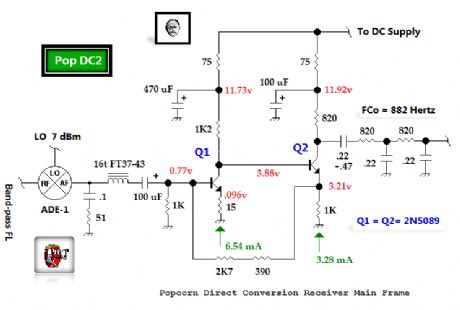Popcorn Direct Conversion Receiver