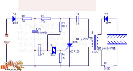 Induction Cooker Circuit Diagram