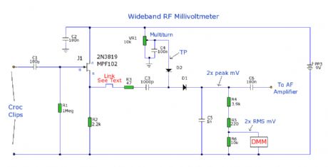 Simple Wideband RF Millivoltmeter