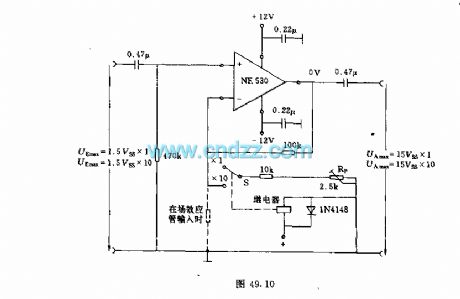 Amplifier circuit for low frequency measurement