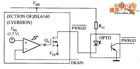 Optocoupler output mode circuit diagram of switching power supply