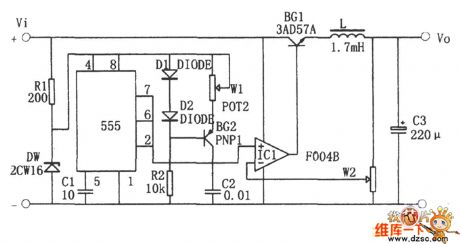 Step-up switching regulator power supply circuit