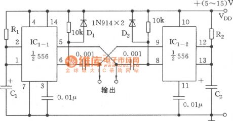 Bistable multivibrator circuit diagram