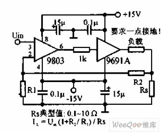 100W amplifier circuit diagram with DC 500KHZ