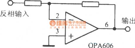The OPA606 broadband Difet operational amplifier circuit