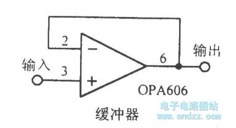 The OPA606 broadband Difet operational amplifier circuit