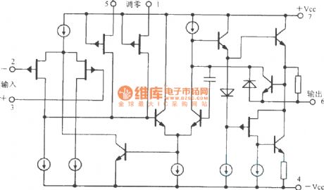 The OPA606 broadband Difet operational amplifier circuit