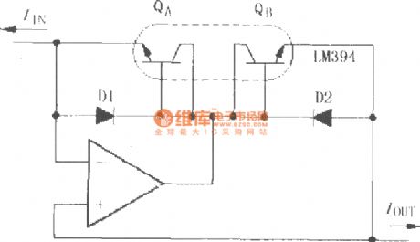 The current reverse input circuit of logarithm and logarithmic ratio amplifier LOG100