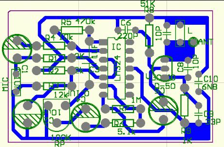 Highly sensitive wireless Snoop device circuit
