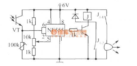 The circuit of photoelectric controlling