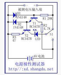 Power polarity tester