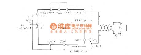 The AD693 power consumption reducing circuit with a parallel external power tube