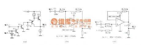 Current-comparator NORTON four op amp MC3301/3401