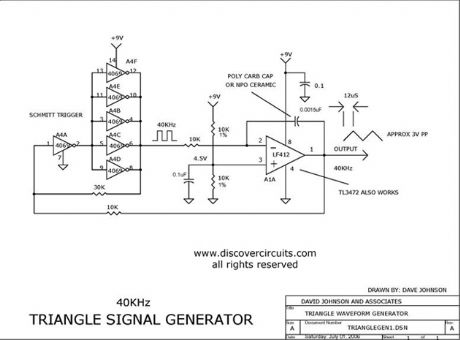 Precision 40KHz Triangle Generator