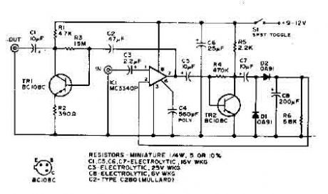 Amplifier Compressor MC3340P