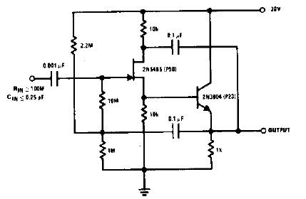 High gain amplifier circuit