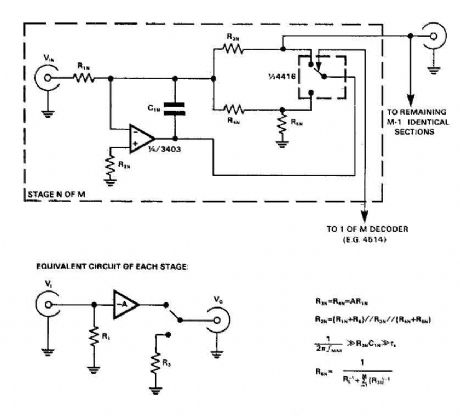 Audio input selector circuit (4416 CMOS)