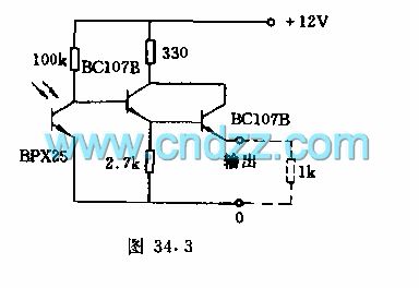 The photoelectric control trigger circuit