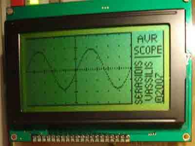 LCD Oscilloscope using AVR MC