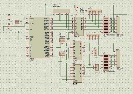 Display board to interface it with 8051