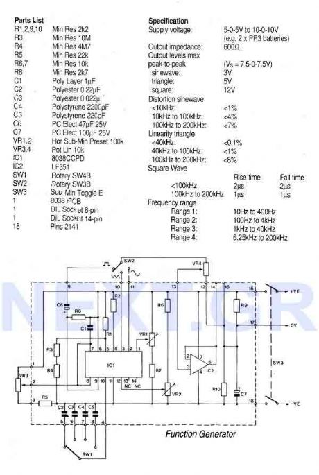 Waveform Generator with ICL 8038CCPD