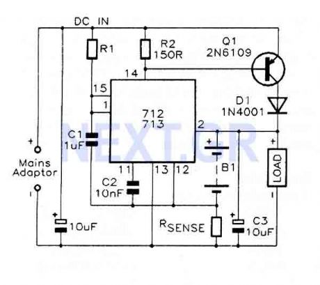 Fast charge Controller with MAX712 / MAX713
