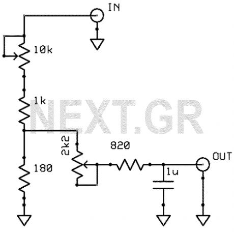 Passive subwoofer filter