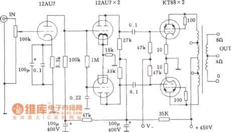 Tubes Tauro VAA 70 power amplifier circuit diagram