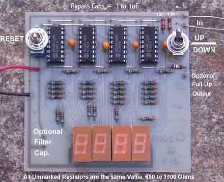 Digital Up-Down Counter with CD40110BE