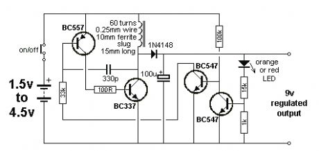 3V to 9V DC Converters