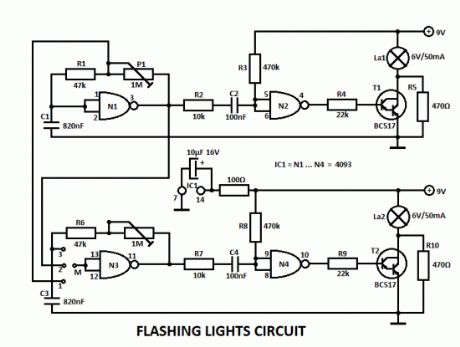Flashing Lights Circuit