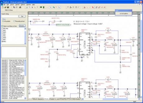 TinyCAD for schematic drawing