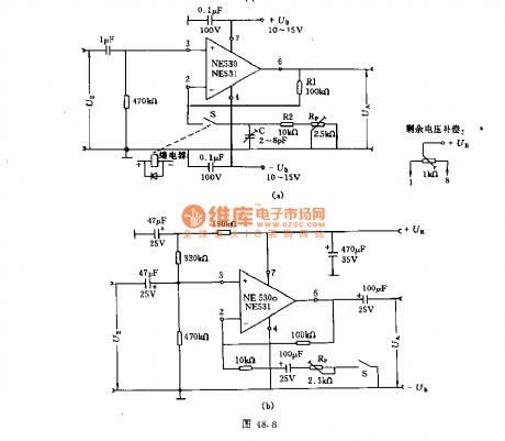 Wideband op amp circuit