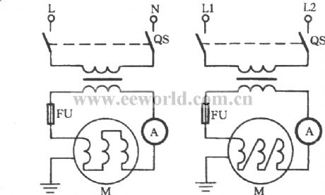 Motor winding heating and drying circuit with welding transformer