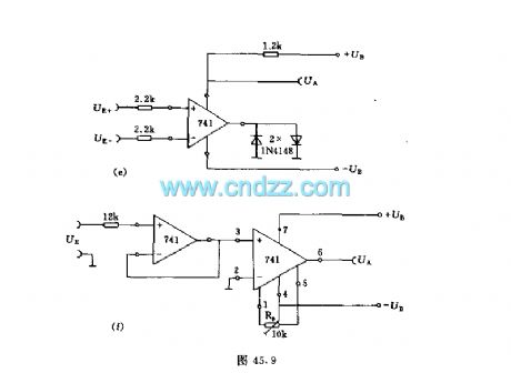 The particular application circuit of op amp