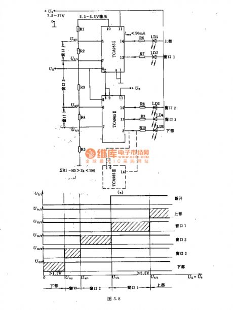 The series circuit with many TcA965
