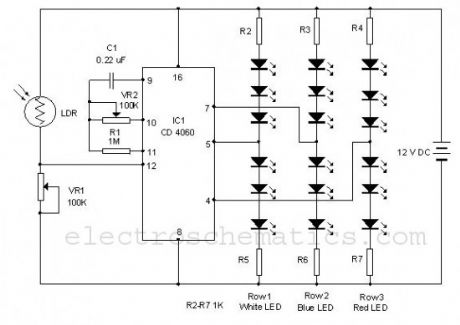 X’Mas LED Decoration circuit