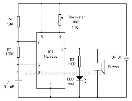 Temperature Alarm circuits