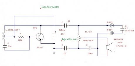 David Moran capacitor meter project