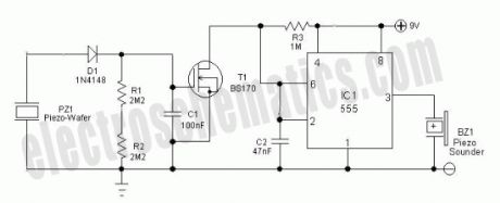 Pressure Sensor Alarm circuit